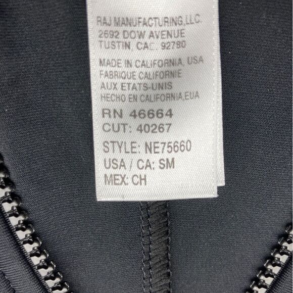 Next Malibu Surf One Piece Black/White Zebra Print Swimsuit Size S/M Like New - Picture 7 of 11